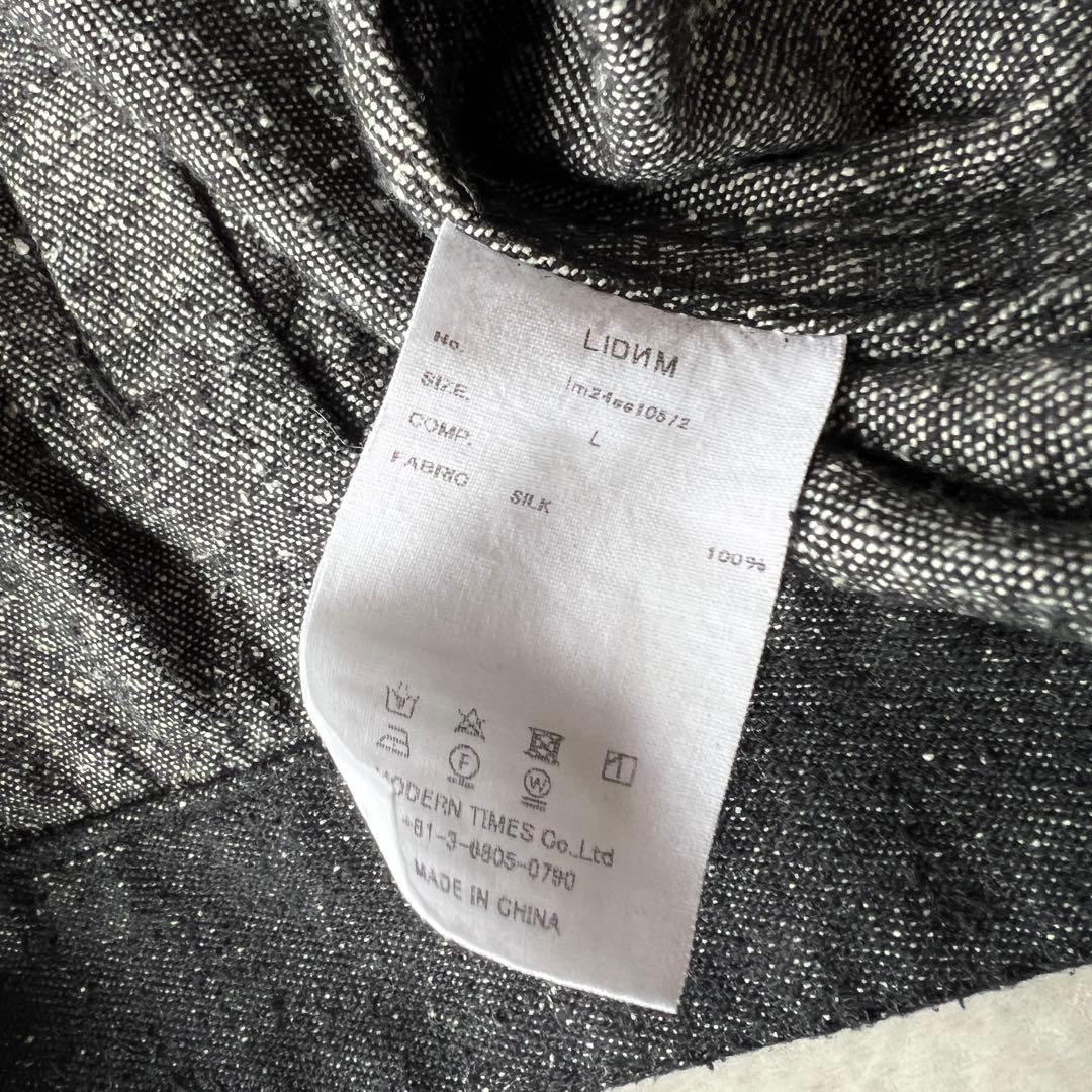 美品　LIDNM SILK DENIM 213 JACKET Lサイズ