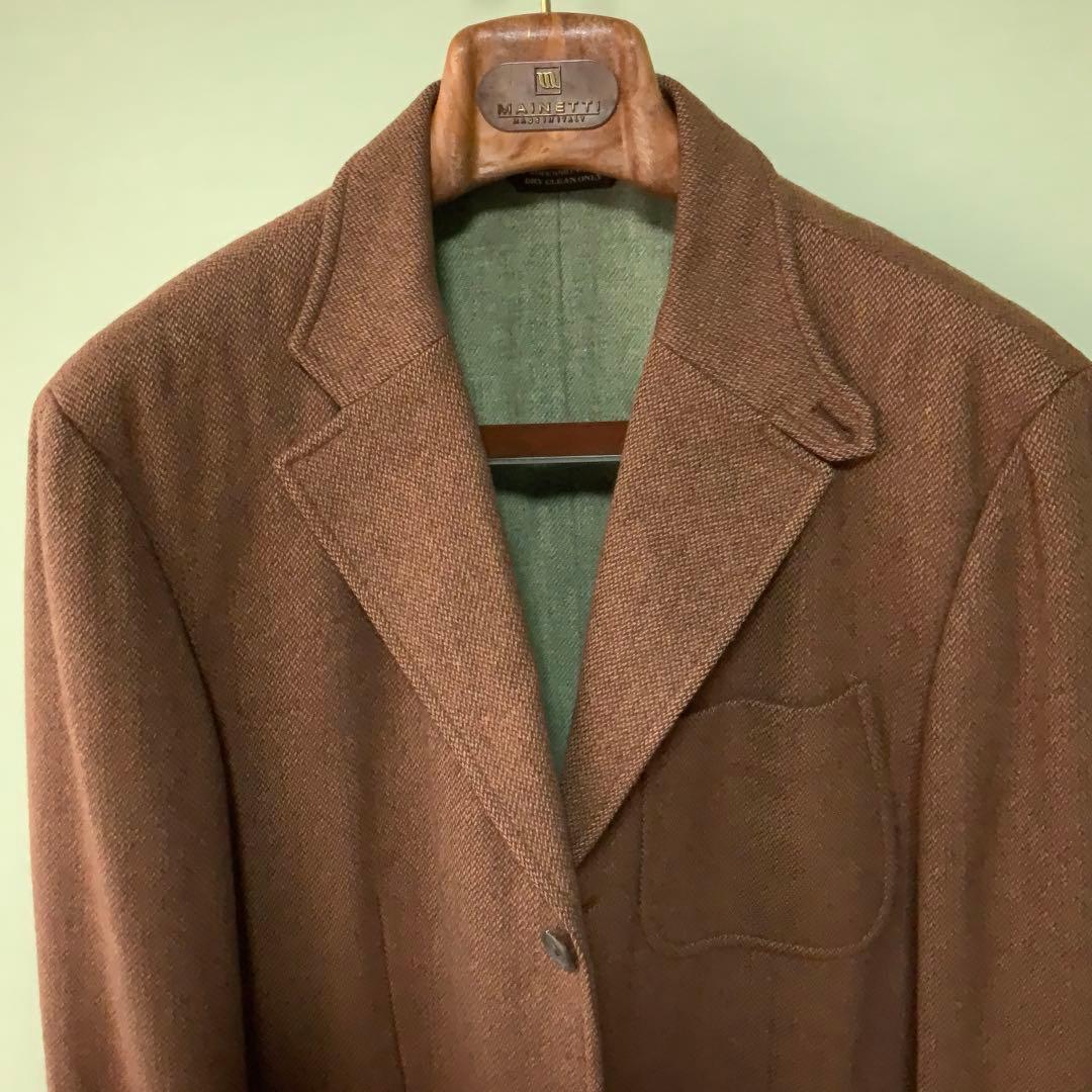 キャメル100%PaulStuartポールスチュアート ハンティングジャケットM