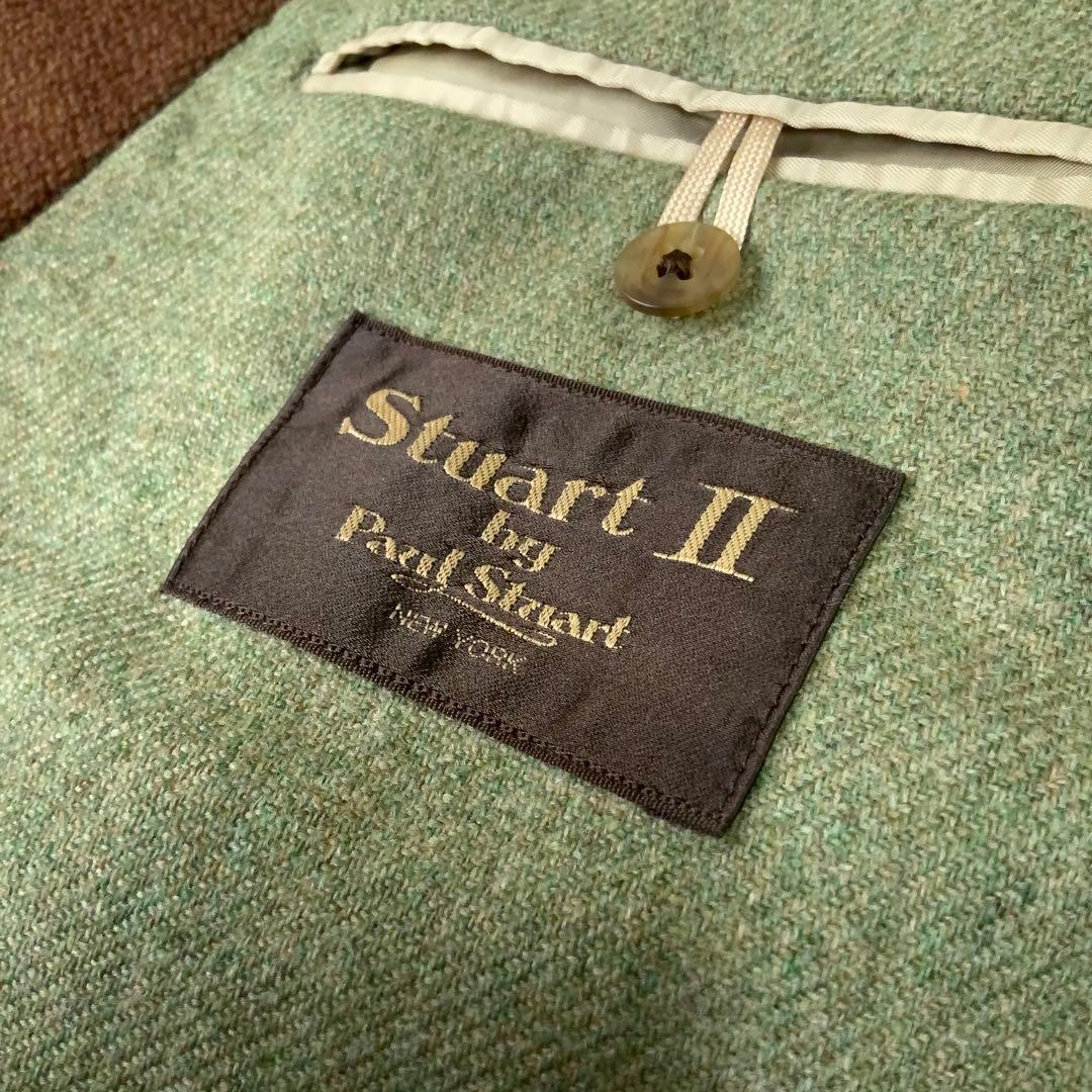 キャメル100%PaulStuartポールスチュアート ハンティングジャケットM