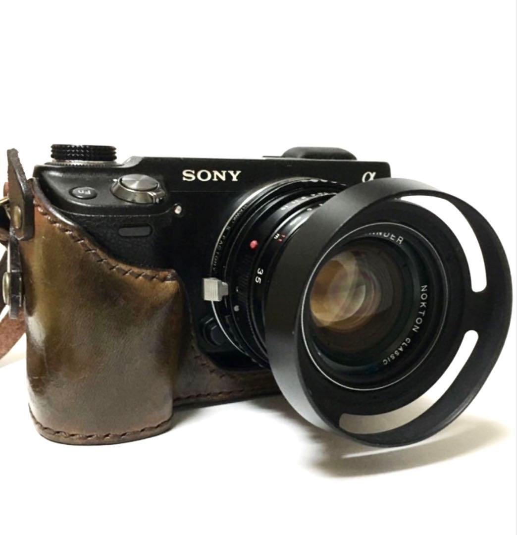 なのなの様　ソニー SONY NEX-6用レザーケース Recoil製リコイル