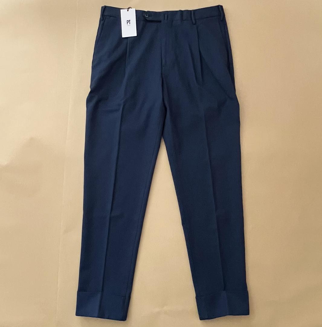 新品PT TORINO 48 上質シルエットスラックス　定価4～５万円