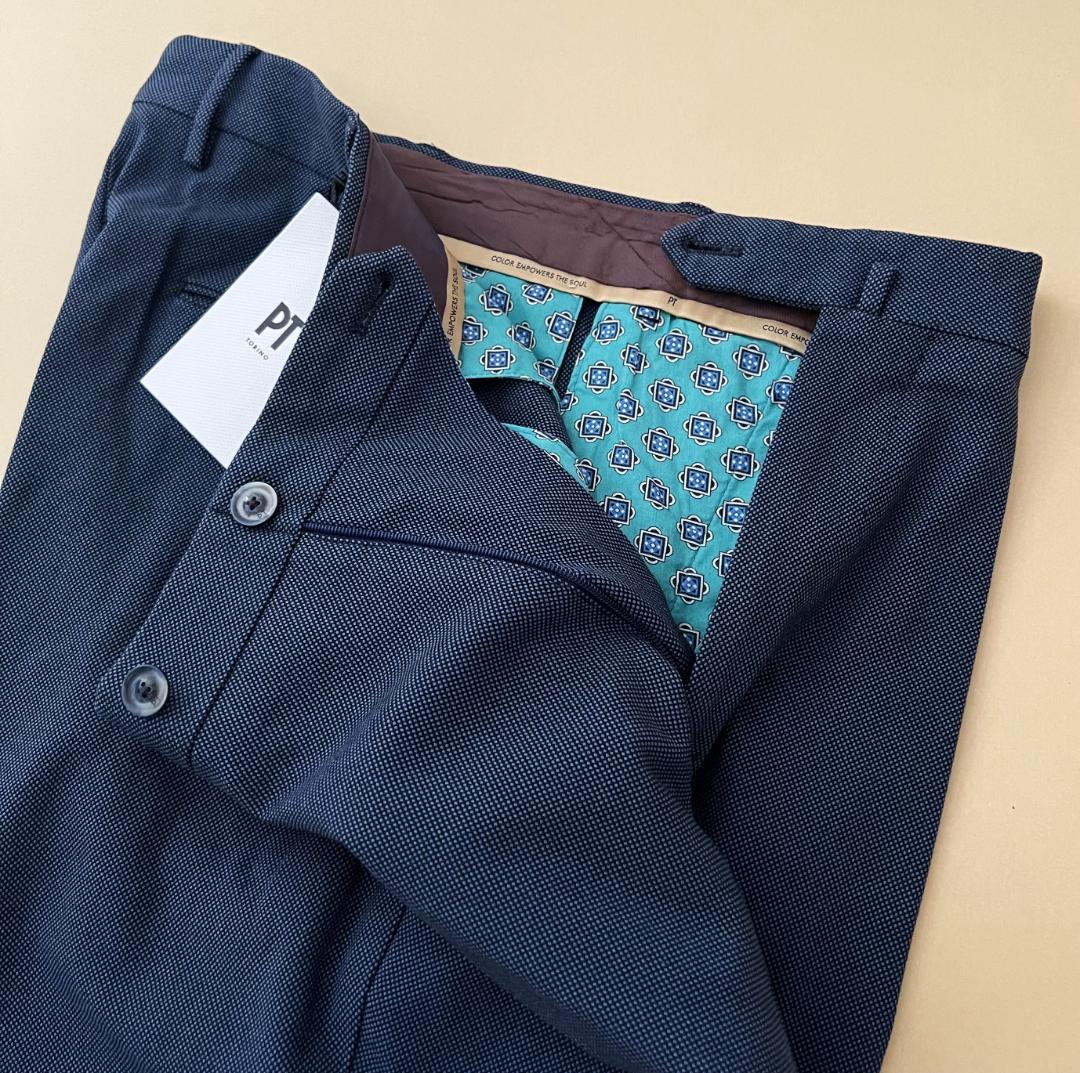 新品PT TORINO 48 上質シルエットスラックス　定価4～５万円