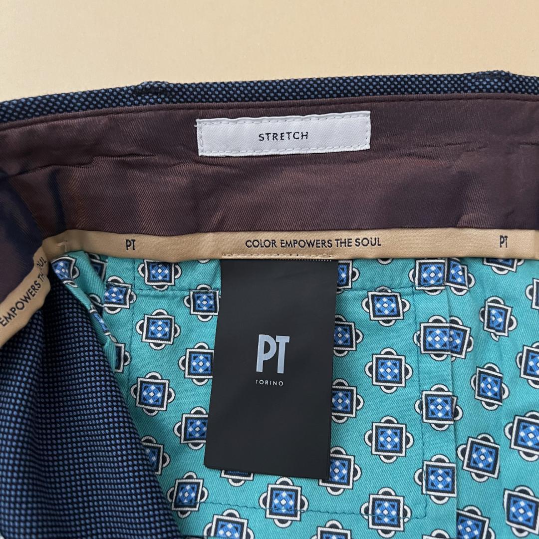 新品PT TORINO 48 上質シルエットスラックス　定価4～５万円