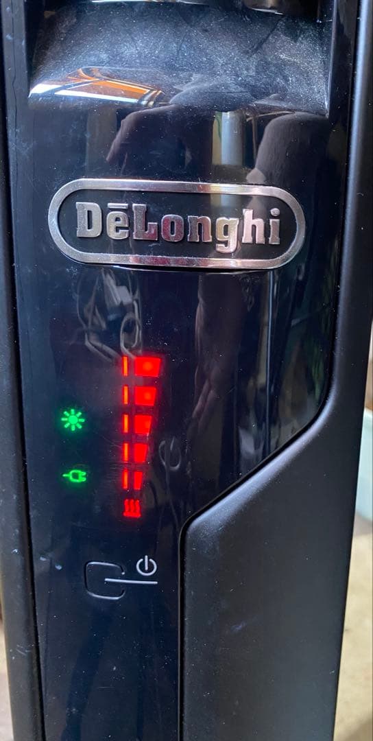 【美品】デロンギ　オイルヒーター スタンド型　MDH15-BK リモコンなし