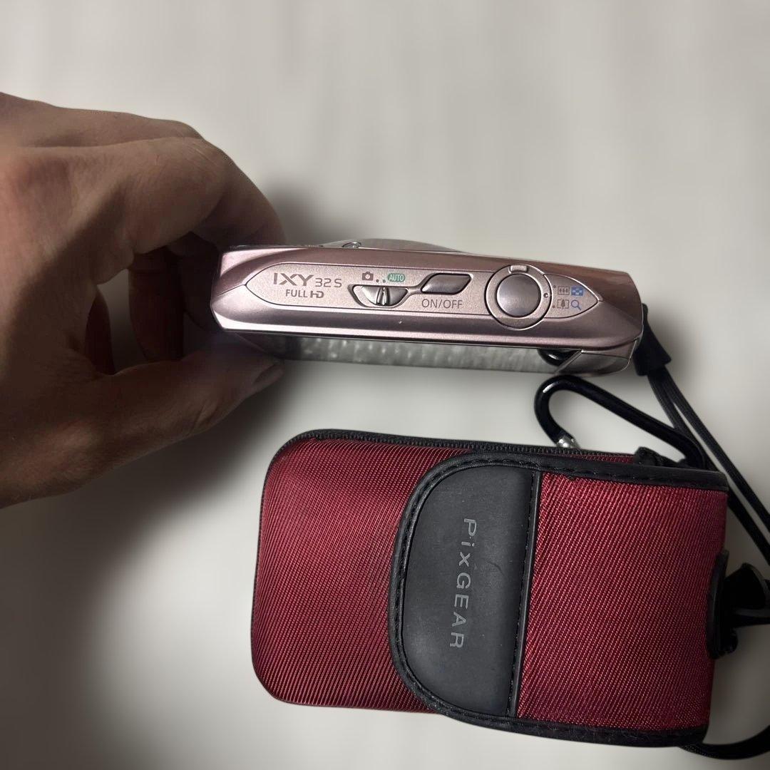 美品Canon IXY 32S コンパクトデジタルカメラPIXGEARケース付き