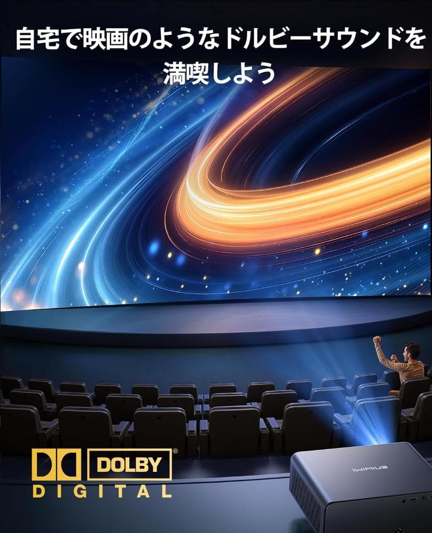 ミ*タ様 プロジェクター 4k 20WDoIby対応 1000ASNI高輝度 W