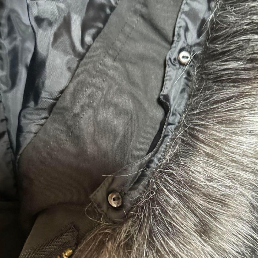 gibous ギボス　モッズコート　Ｌサイズ 黒　ブラック