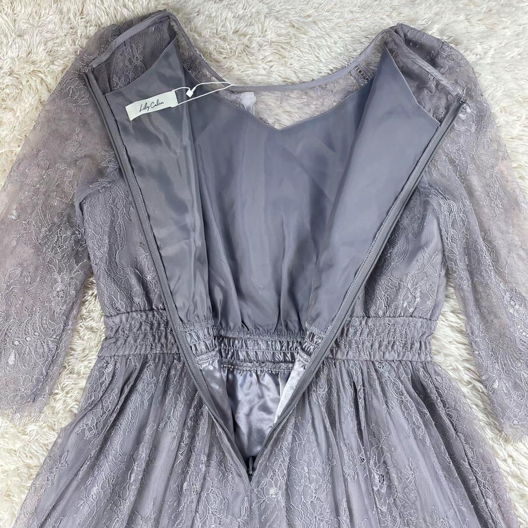 新品タグ付　anysis 洗えるパネルレースドレス　結婚式