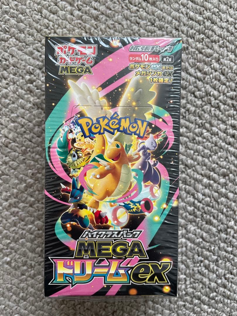 ポケモンカードゲーム MEGAドリームex 1BOX シュリンク付き