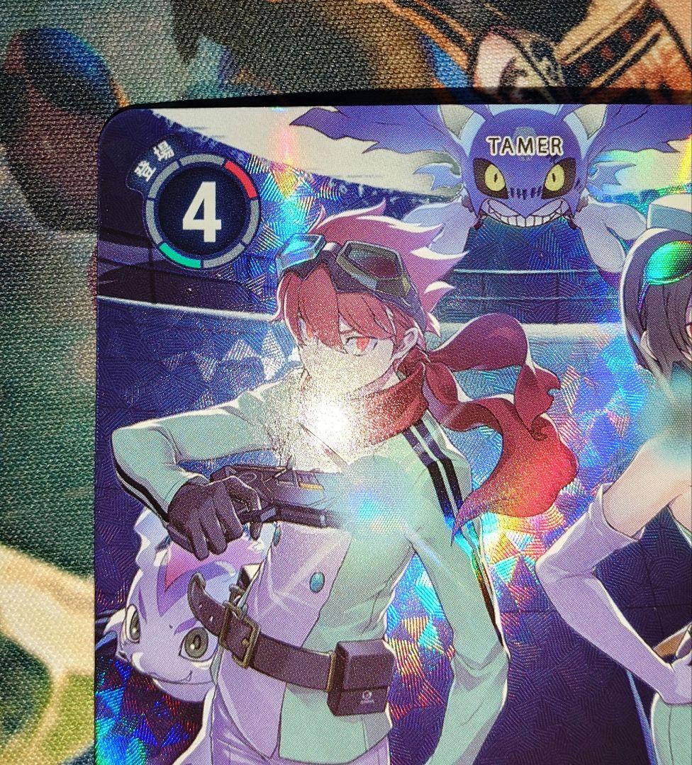 デジモンカード 結城ダン&結城カナン パラレル　1枚