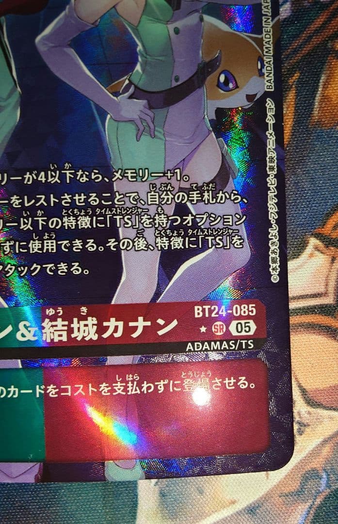 デジモンカード 結城ダン&結城カナン パラレル　1枚