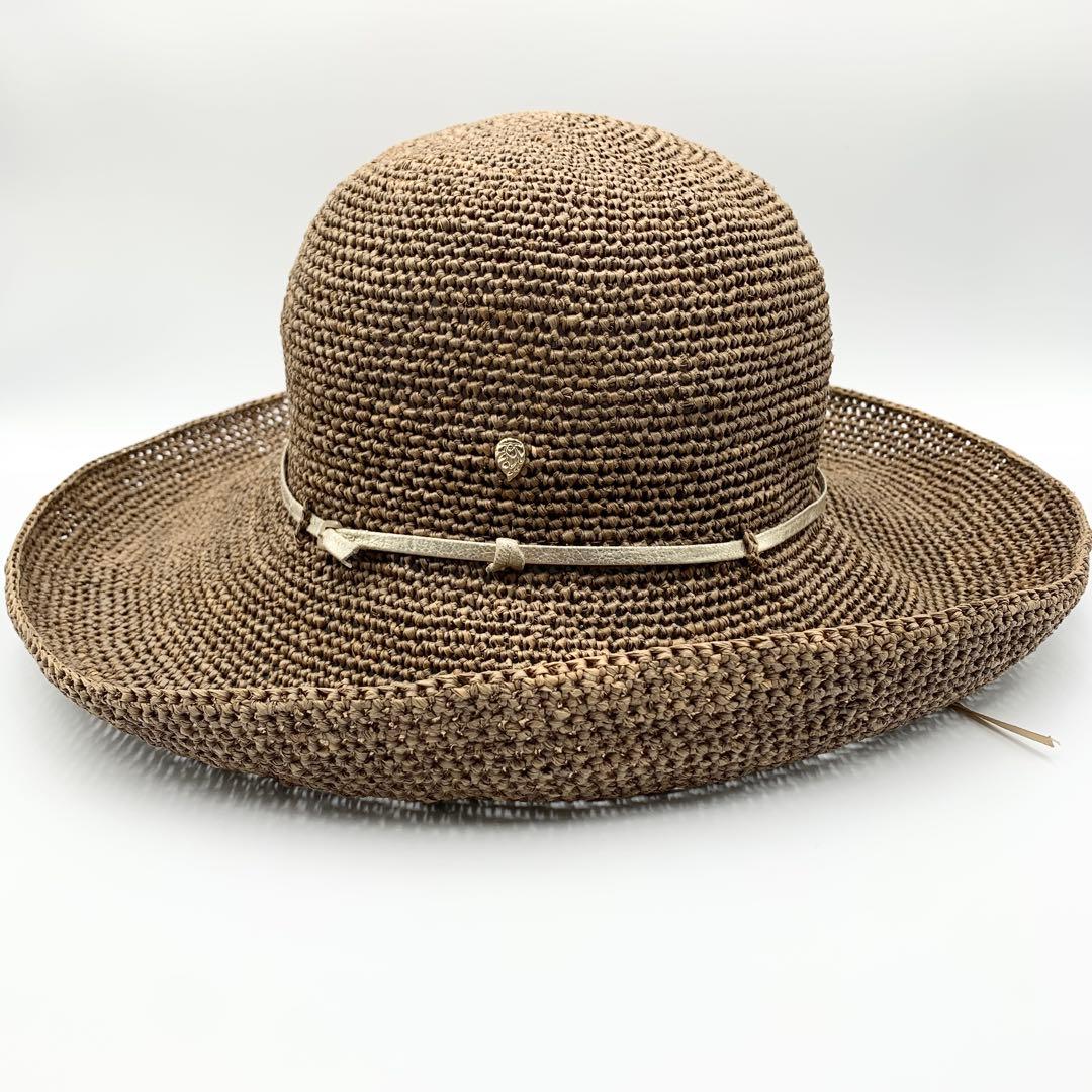 美品✨HELEN KAMINSKI 麦わら帽子 レディース ラフィア ハット.