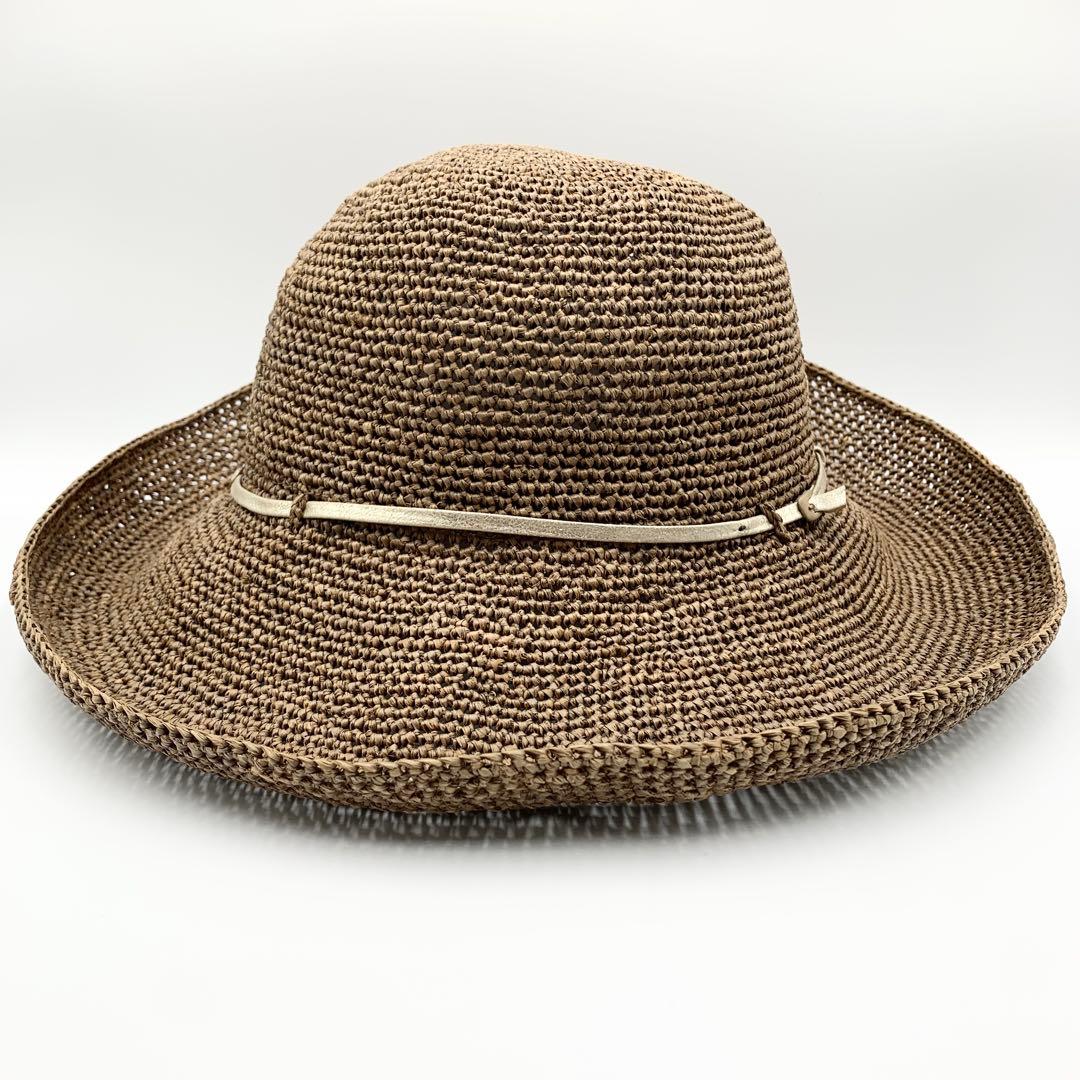 美品✨HELEN KAMINSKI 麦わら帽子 レディース ラフィア ハット.