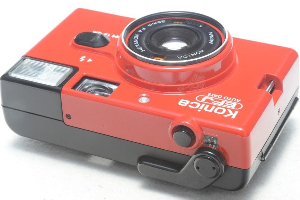 Konica EFJ AUTO DATE オートデート 赤 Red レッド 美品