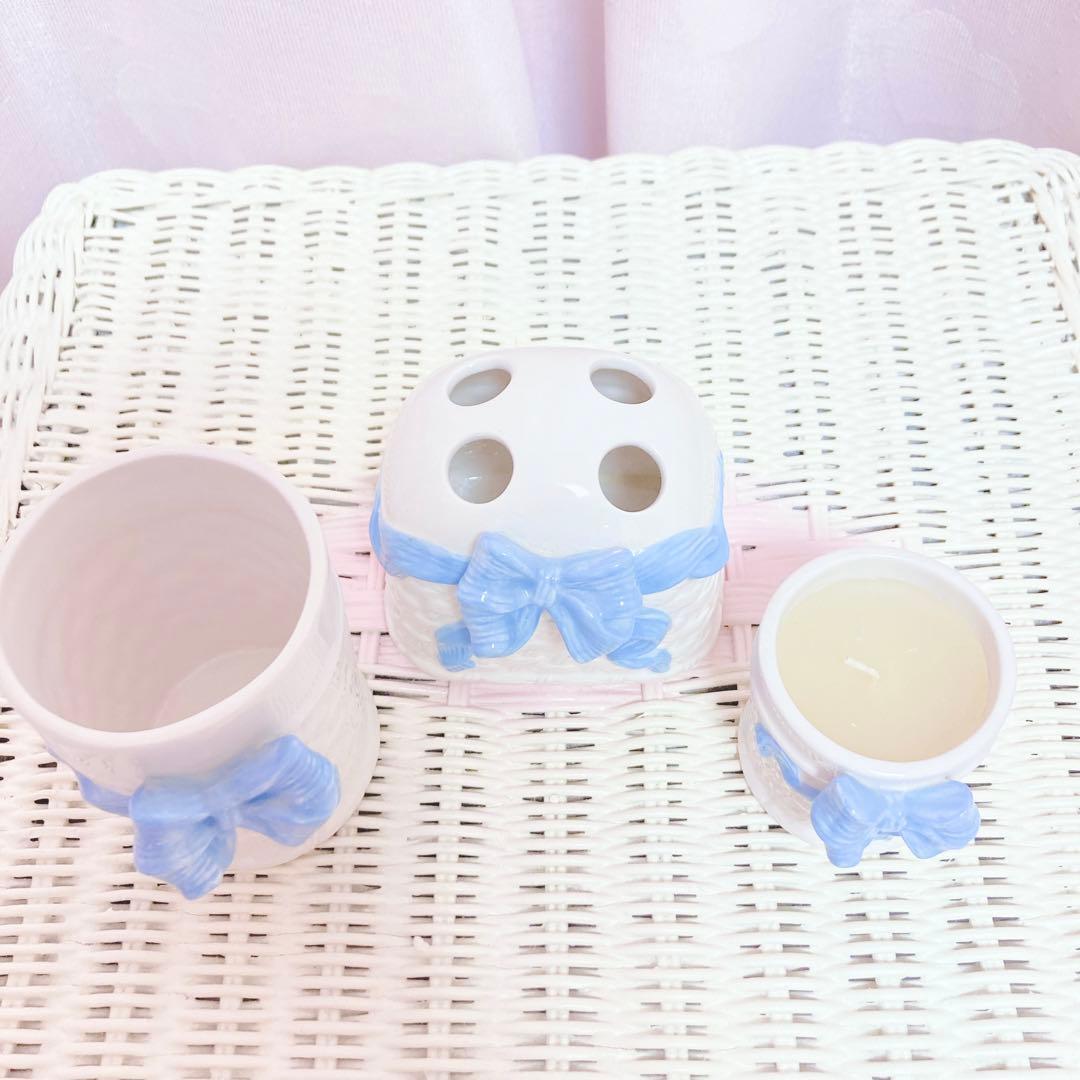 R様　おまとめ依頼　リボン置物　ハート花瓶