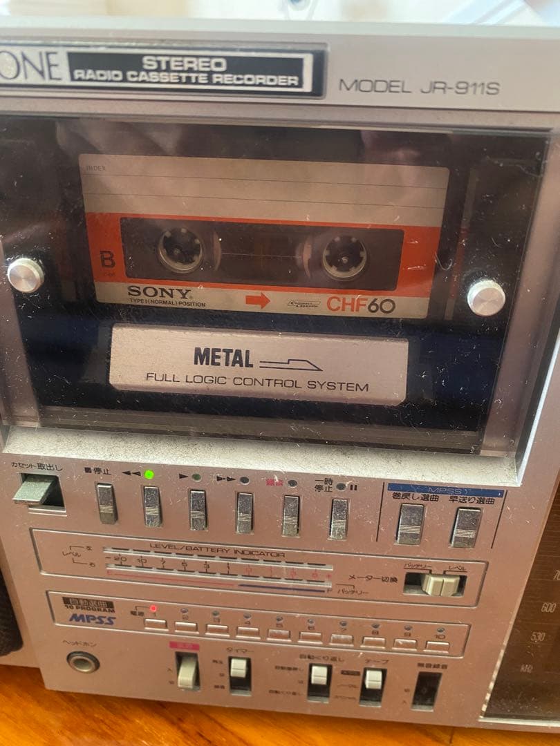 昭和物、希少品JR-9116 ラジカセ