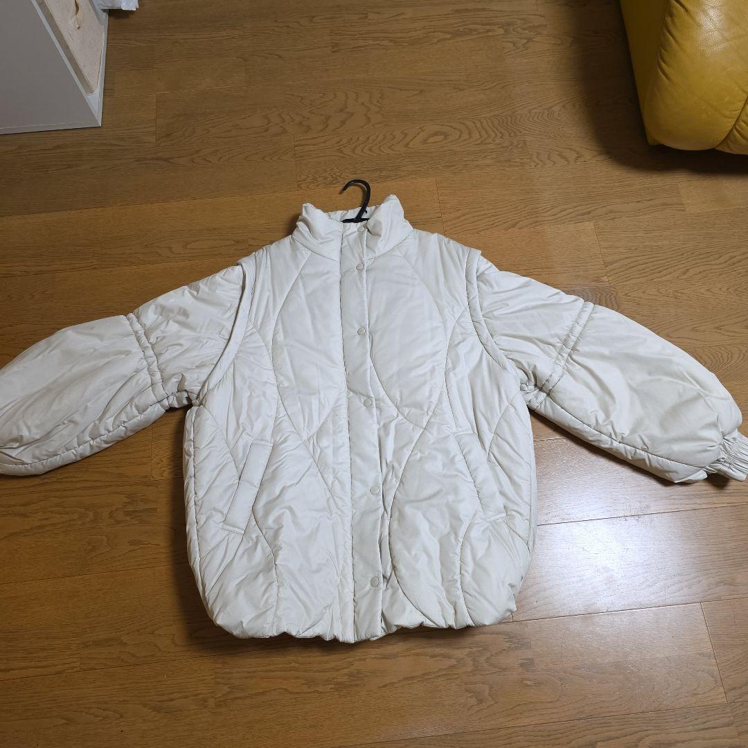 AMERI アメリ 2WAY WAVE STITCH PADDED JACKET