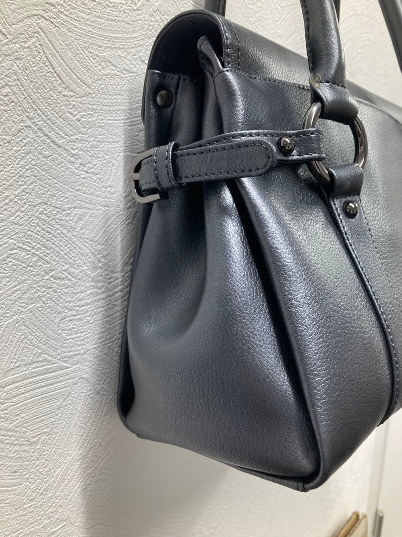 濱野皮革工藝　レザー ハンドバッグ