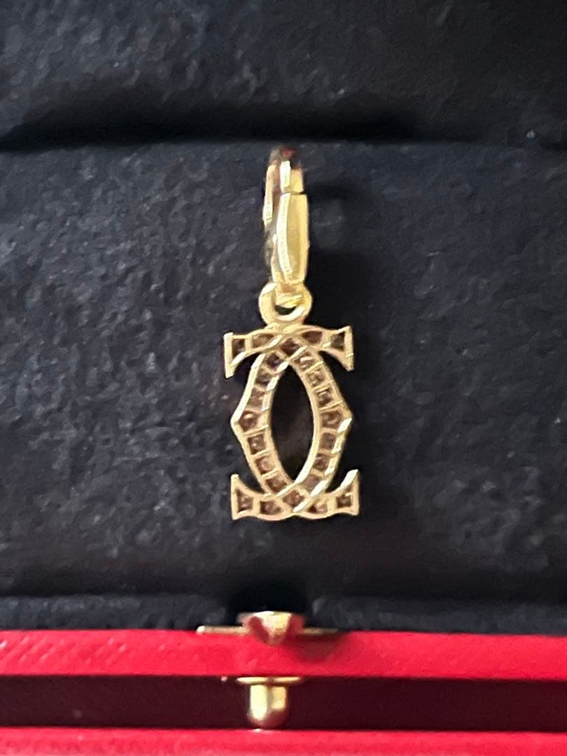 Cartier カルティエ 2C チャーム ペンダントトップ