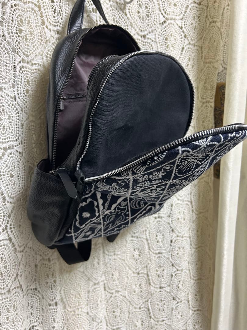 51001A ミナペルホネンハーフハンドメイド本革リュック シンフォニー