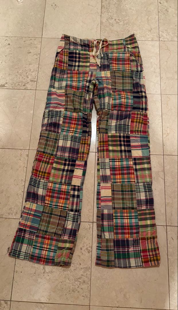 未使用　ラルフローレン　パッチワークパンツ　M