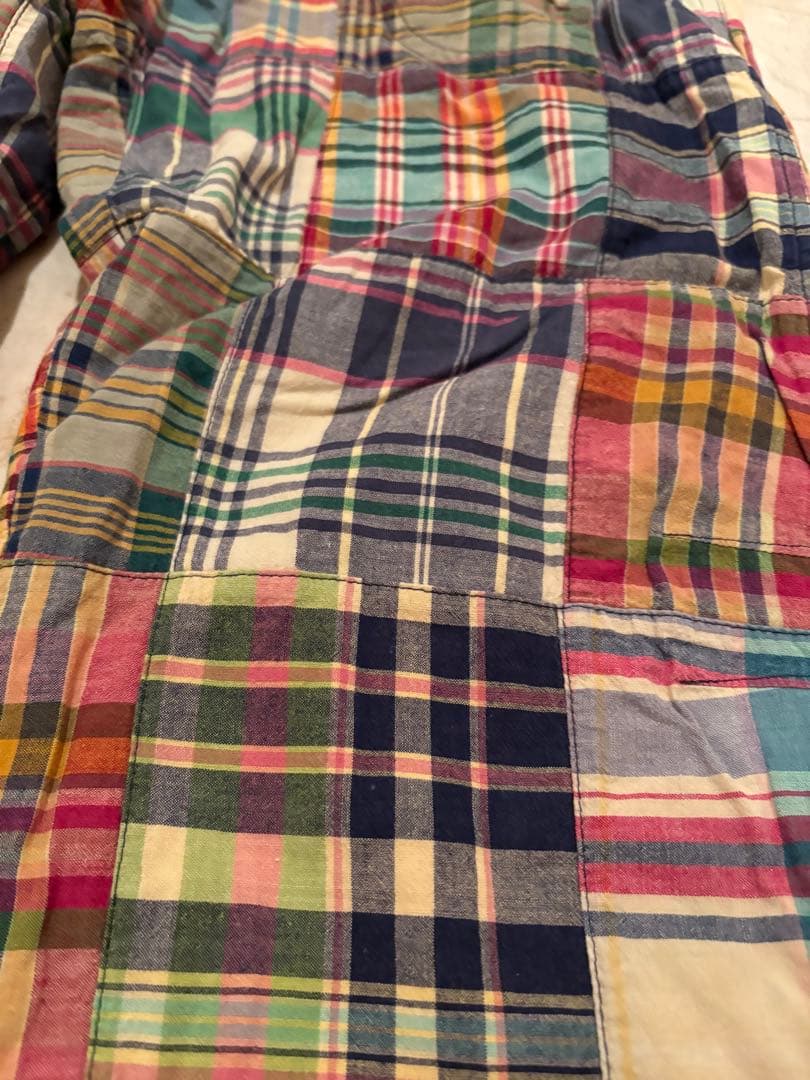 未使用　ラルフローレン　パッチワークパンツ　M