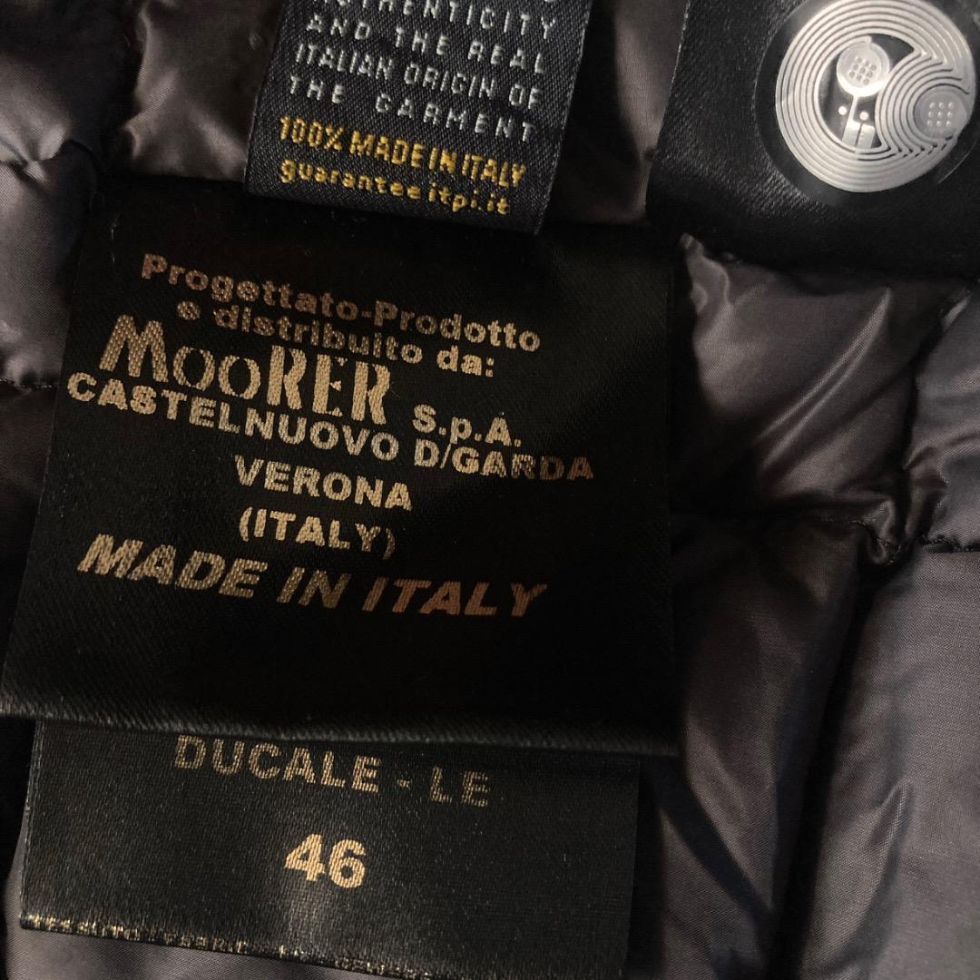 【美品】MOORER DUCALE-LE ウールカシミヤ ダウンチェスターコート