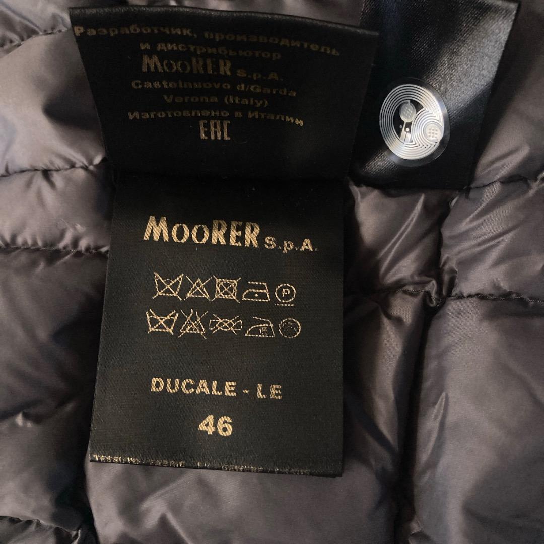 【美品】MOORER DUCALE-LE ウールカシミヤ ダウンチェスターコート