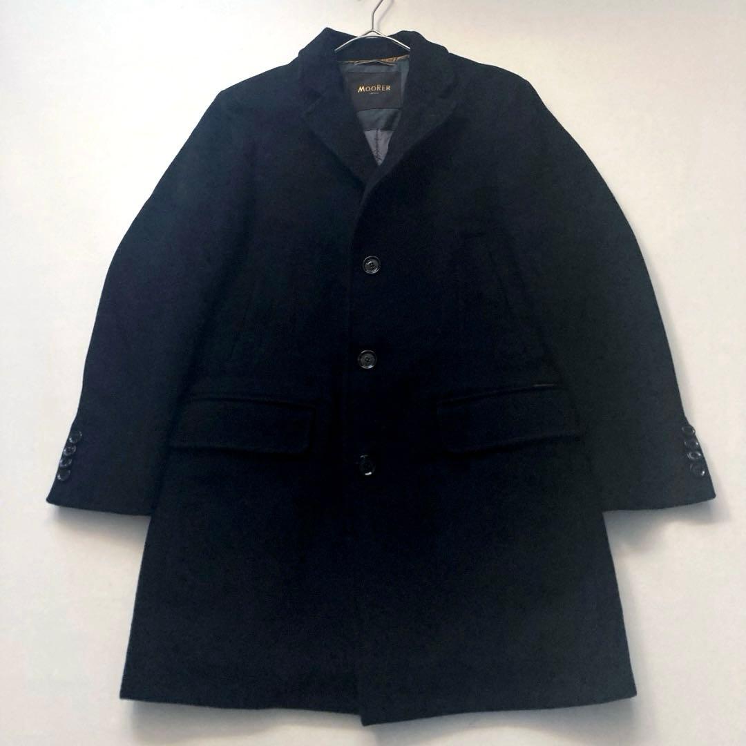 【美品】MOORER DUCALE-LE ウールカシミヤ ダウンチェスターコート