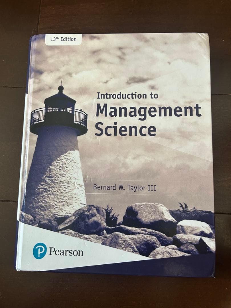 ビジネス・経済 Introduction to Management Science 13th