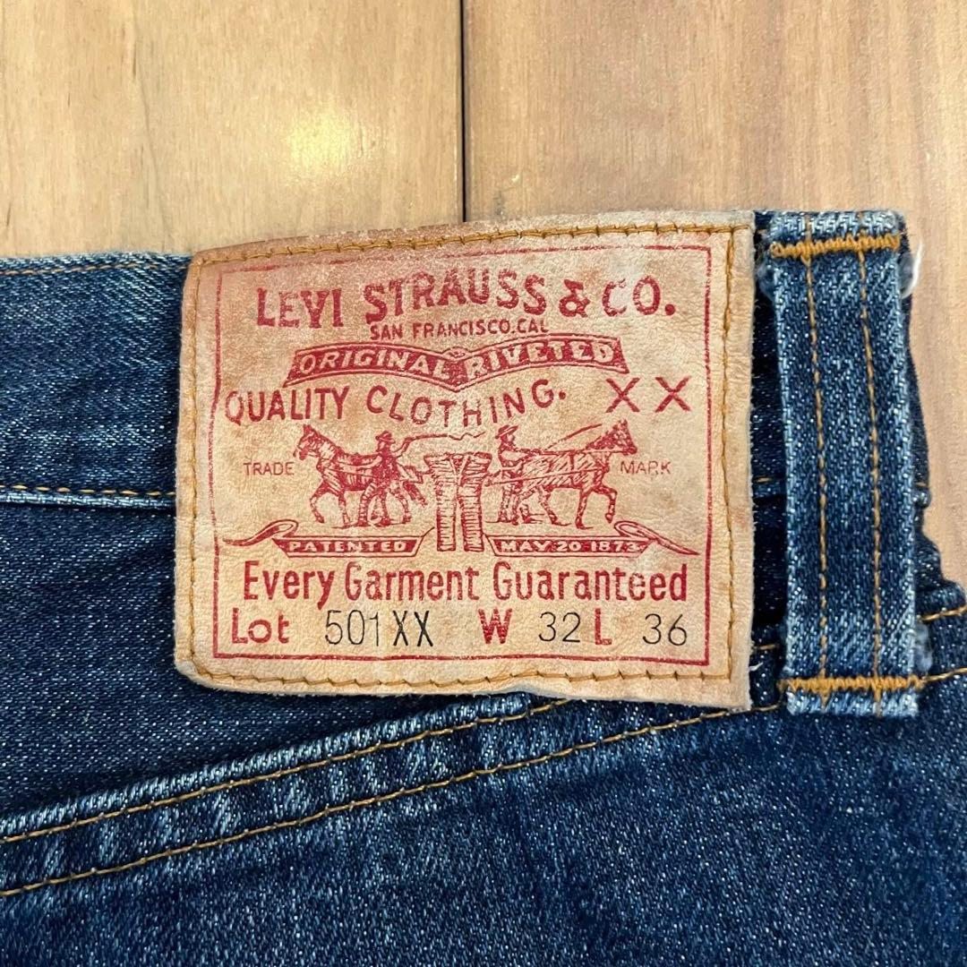ふ*し様 Levi'sリーバイス501XX 47年復刻 バレンシア製 片面BIG
