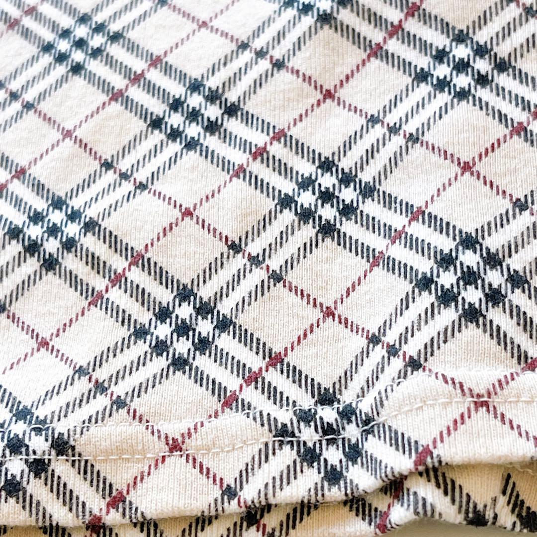 美品★BURBERRY BLUE LABEL バックリボンタンクトップ　チェック