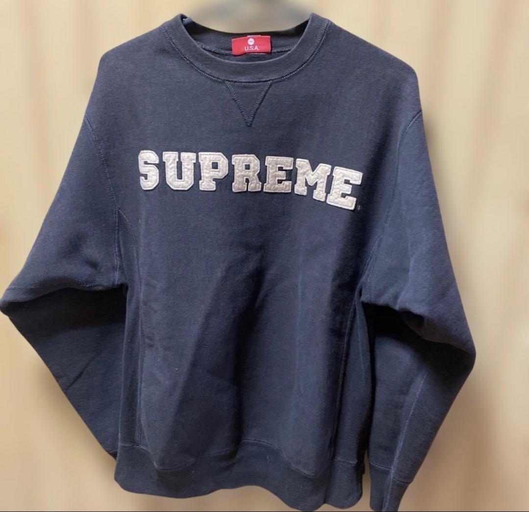 [希少•美品]Supreme スウェット USA製 90 リバースウィーブ