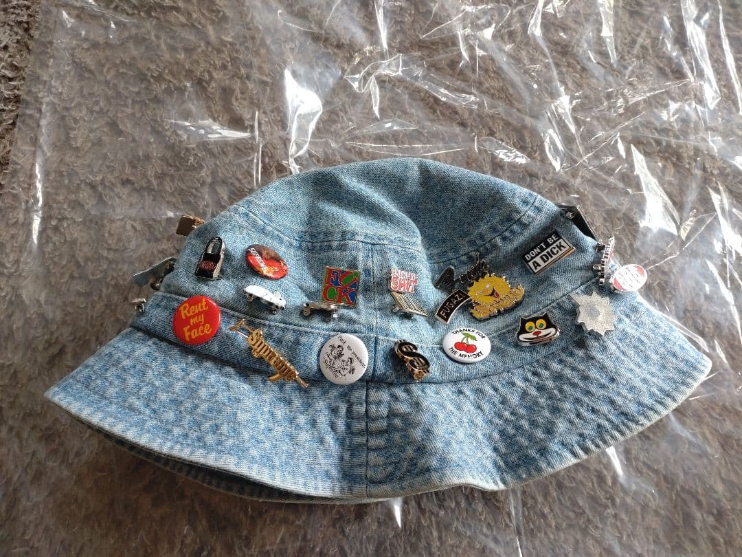 帽子 Supreme Pins Crusher \"Denim\"