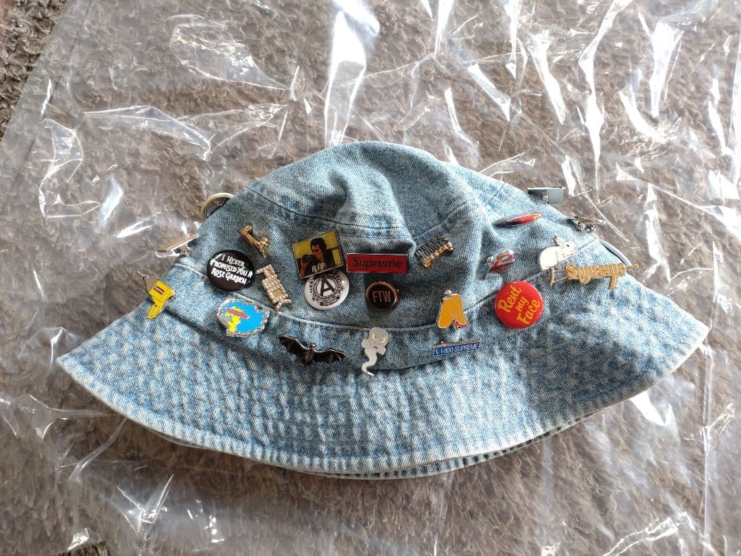 帽子 Supreme Pins Crusher \"Denim\"