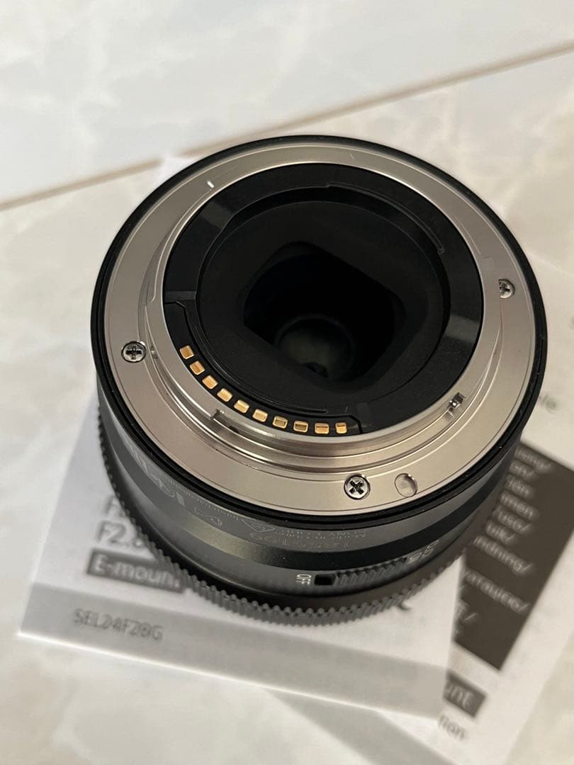 ほぼ新品SONY FE24mm F2.8G SEL24F28G 保護フィルター付