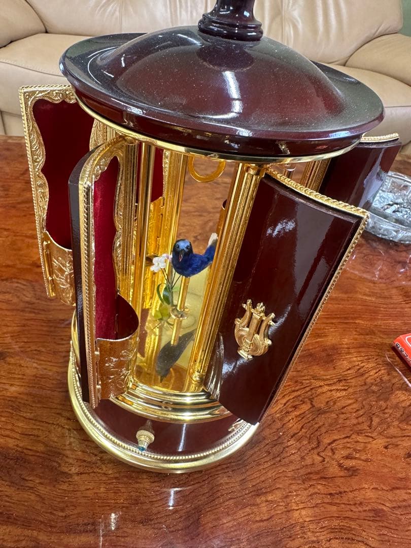 リュージュ（REUGE） 葉巻入れシンギングバード オルゴール