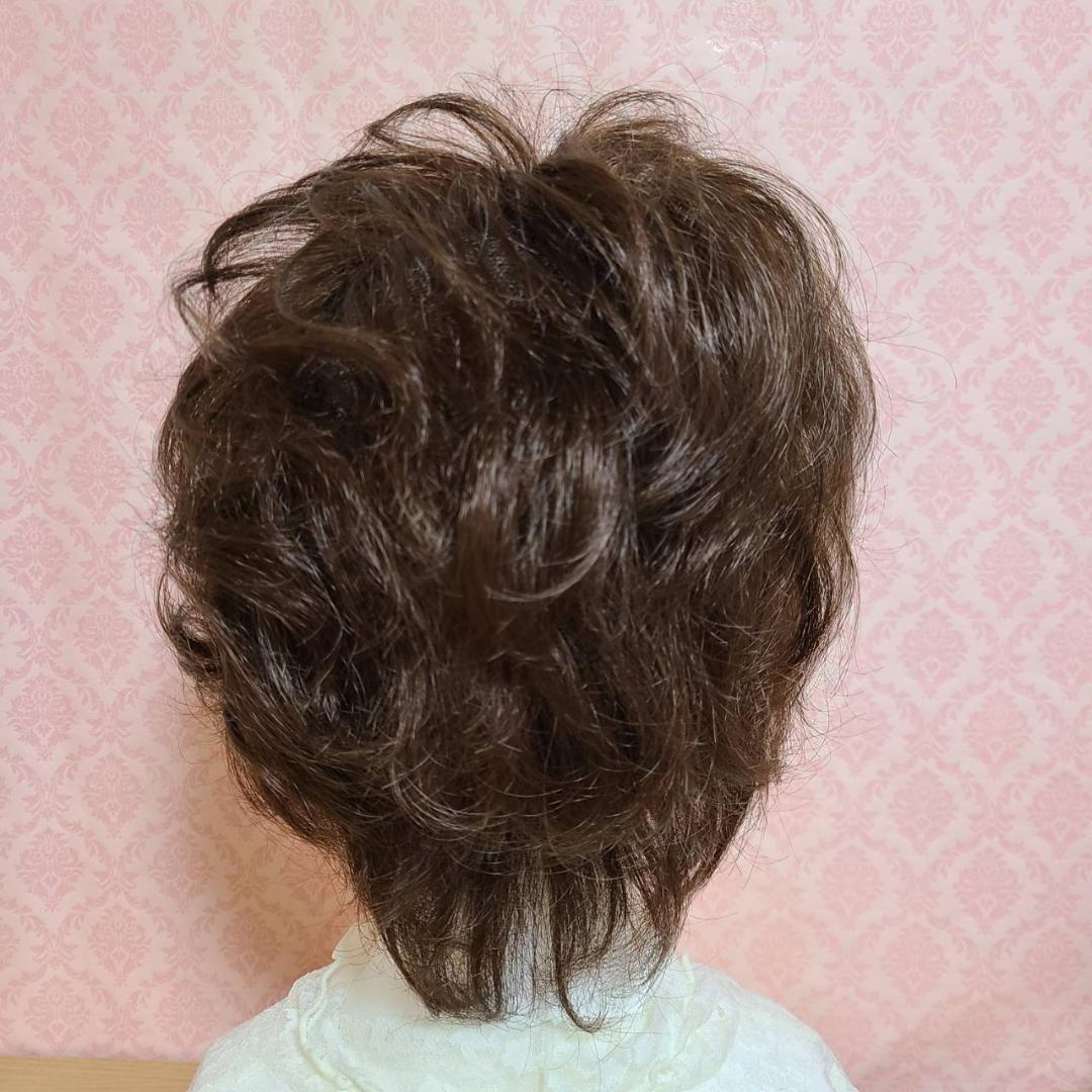 〈新品〉フルウィッグ 総手植え かつら ショート