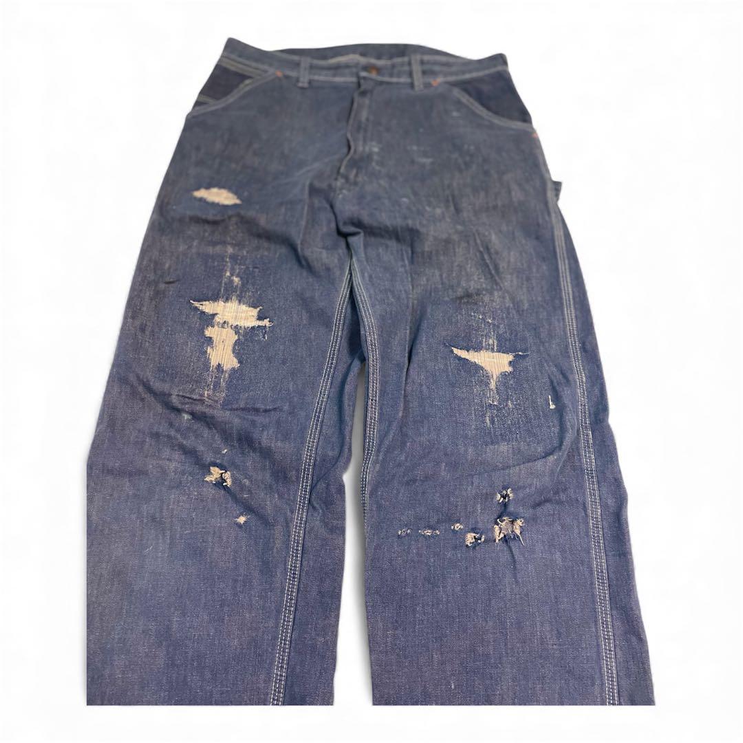 70s sears ペイターパンツ 襤褸 リペア 雰囲気抜群 ヴィンテージ