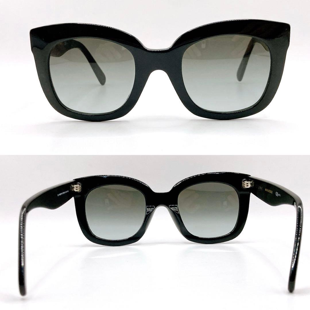 極美品✨CELINE セリーヌ　サングラス　サイドロゴ　ブラック　フィービー期