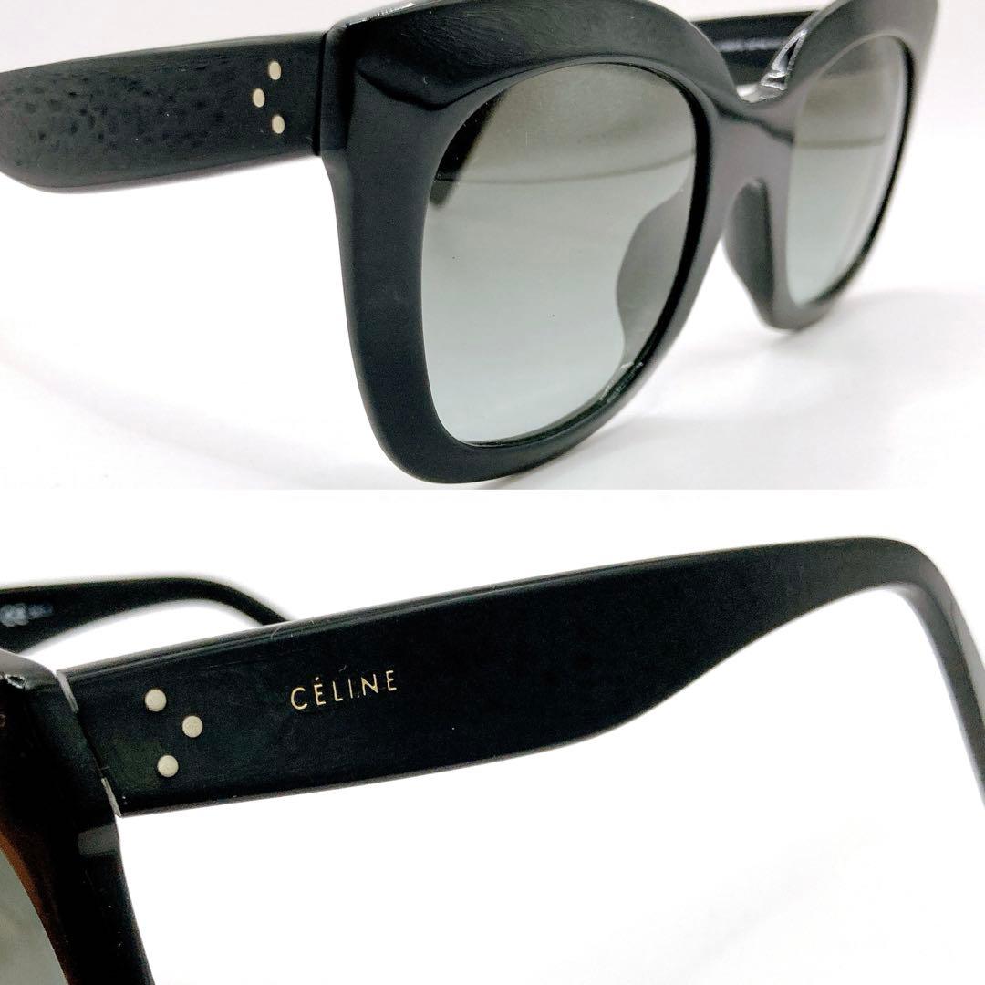 極美品✨CELINE セリーヌ　サングラス　サイドロゴ　ブラック　フィービー期