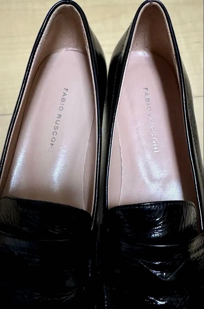 FABIO RUSCONI 美品ローファー36フラットシューズ