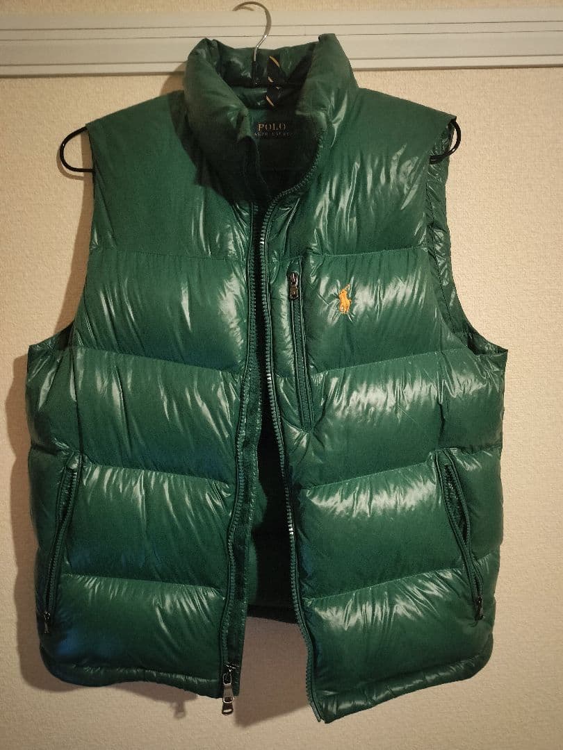Polo Ralph Lauren グリーンダウンベスト サイズM