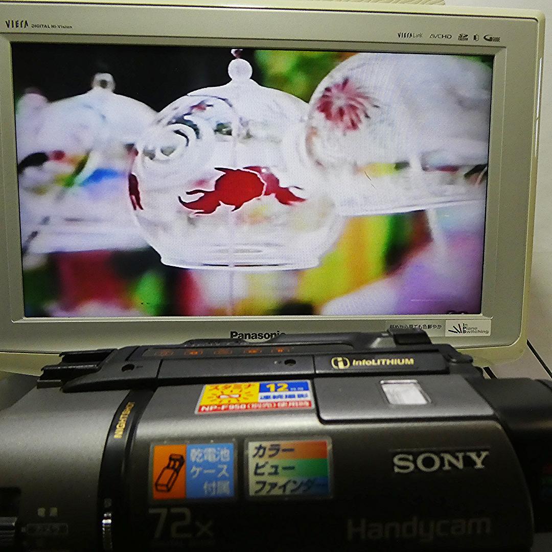 動作良好 ソニー CCD-TR280 Video8 8ミリビデオカメラ DVD化