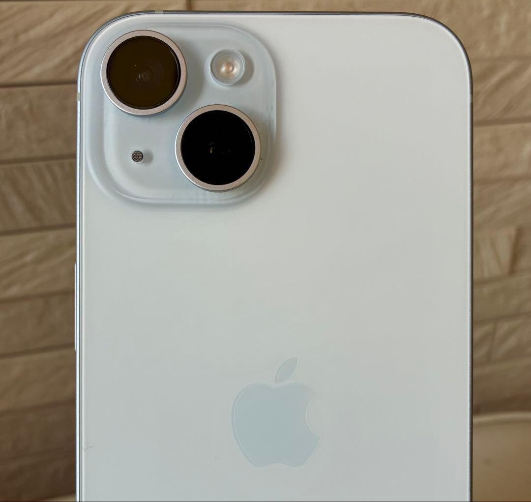 jyuh.　iPhone 15 ブルー 256GB 純正保護ケース他付属品