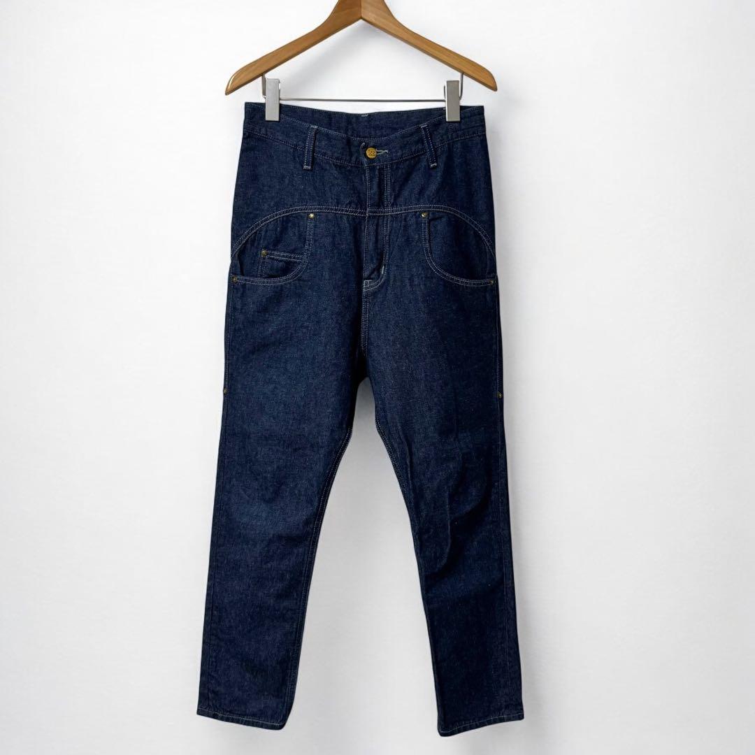 1333◆メルシーボークーLee コラボ サルエルパンツ M (1)