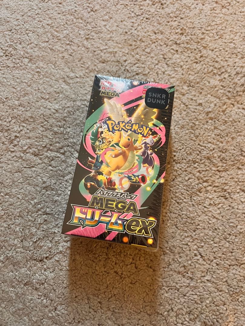 本日発送‼️ポケモンカードゲーム MEGAドリームexシュリンク付きBOX