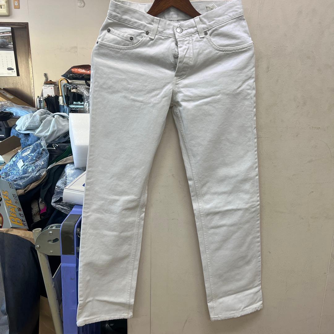 S*T様 超希少当時物新宿伊勢丹購入ヘルムートラングホワイトデニム29インチ