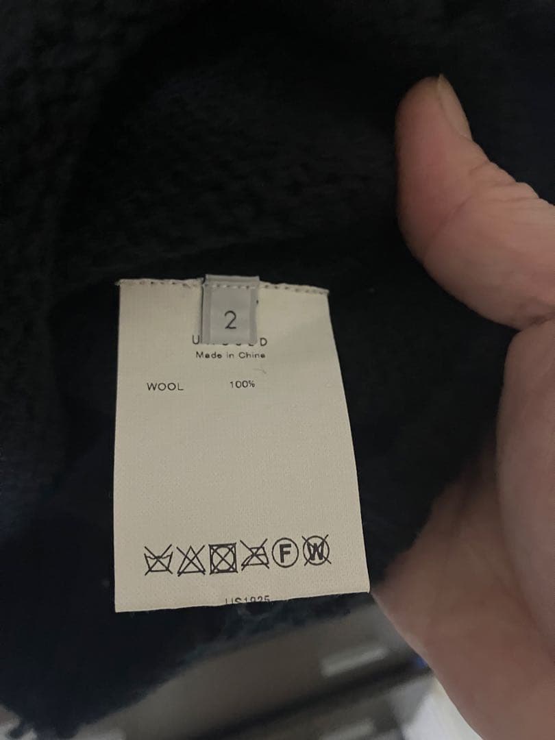 unused 2020AW ダメージ加工ニット サイズ2