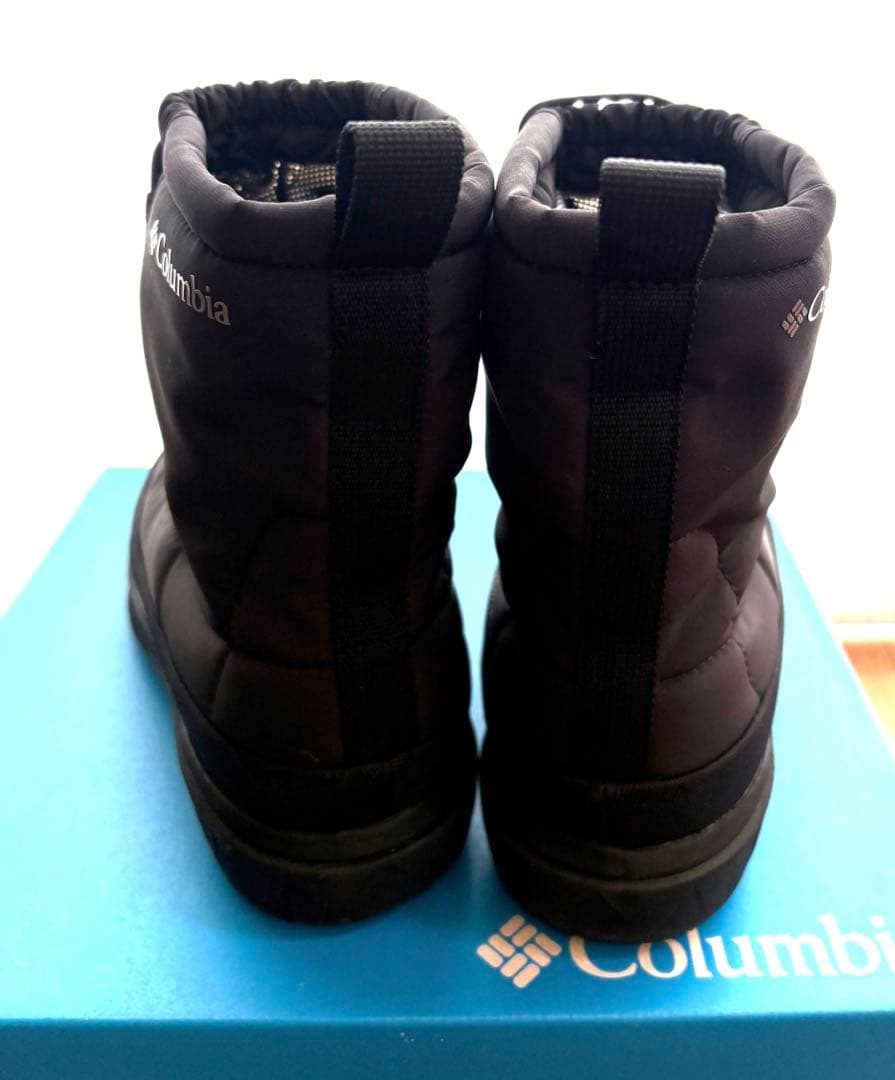 Columbia スノーブーツ イエローテイル 防水 ブーツ 24cm ブラック